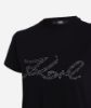 სურათი Karl Lagerfeld - RHINESTONE LOGO T-SHIRT