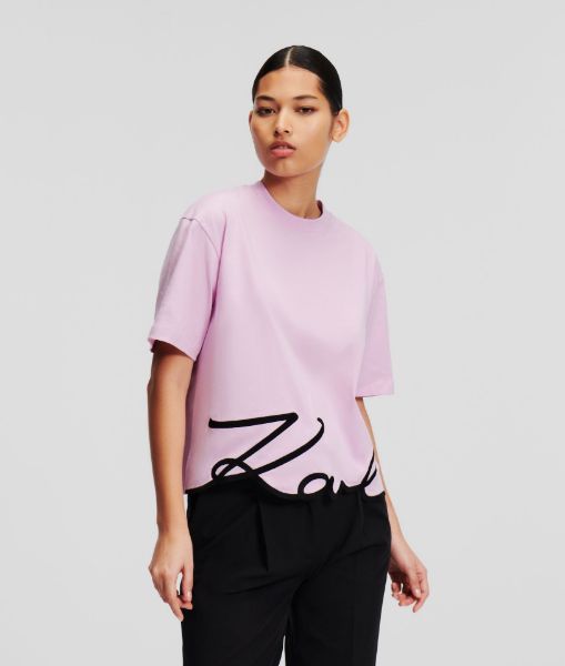 სურათი Karl Lagerfeld - KARL SIGNATURE HEM T-SHIRT