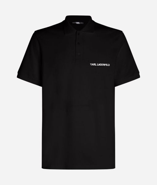 სურათი Karl Lagerfeld - ELONGATED LOGO PIQUE POLO