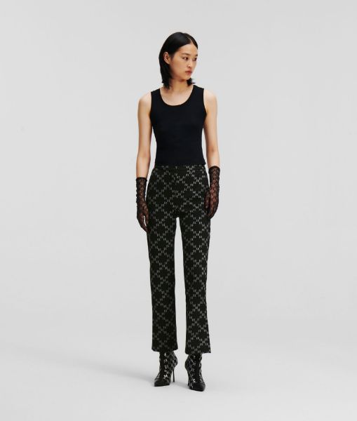 სურათი Karl Lagerfeld - jacquard punto pants