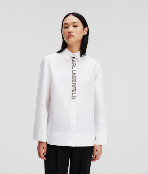 სურათი Karl Lagerfeld - embellished placket shirt