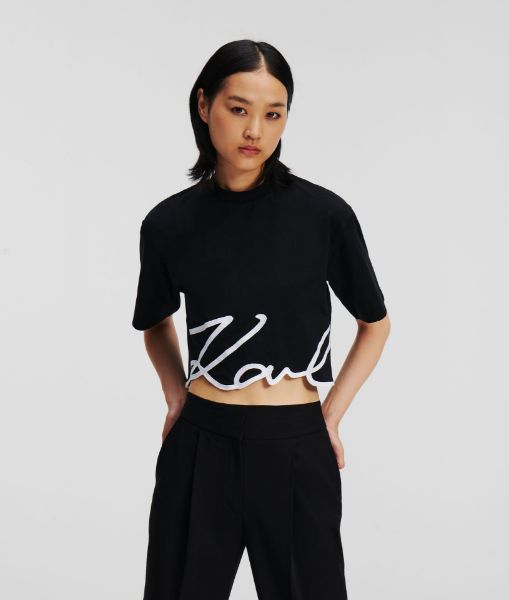 სურათი Karl Lagerfeld - karl logo hem t-shirt