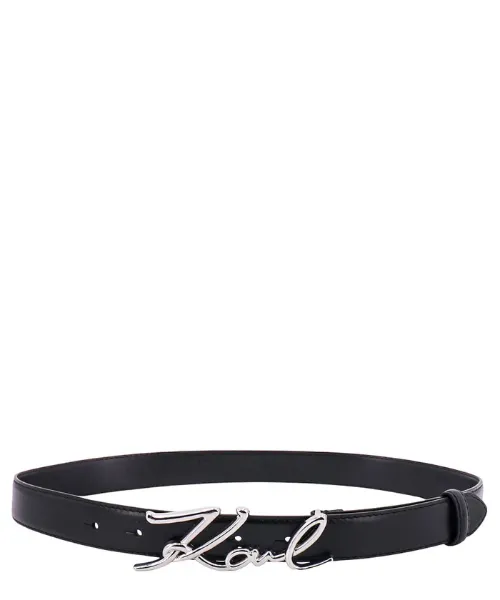 სურათი Karl Lagerfeld - k/signature sm hip belt