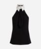 სურათი Karl Lagerfeld - SLVLESS COLLAR & TIE TOP