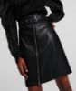 სურათი Karl Lagerfeld - FAUX LEATHER SKIRT W/ZIP