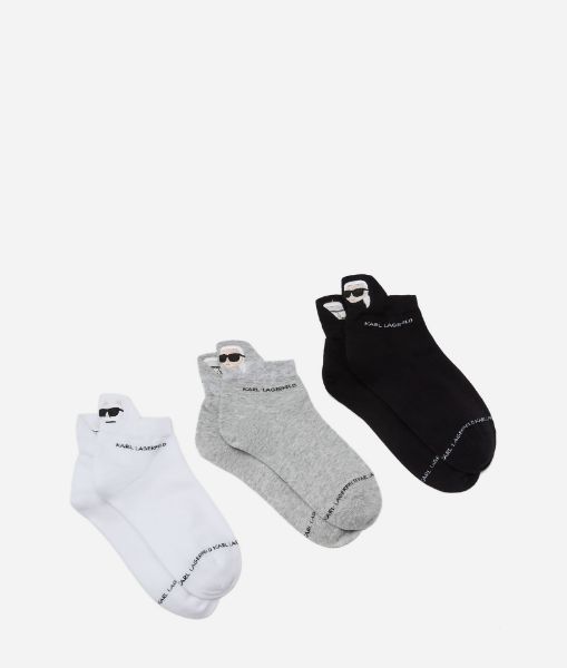 სურათი Karl Lagerfeld - K/IKONIK 2.0 SHORT SOCKS 3 PAK