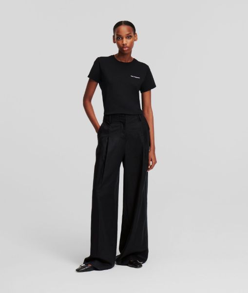 სურათი Karl Lagerfeld - WIDE LEG DAY PANTS