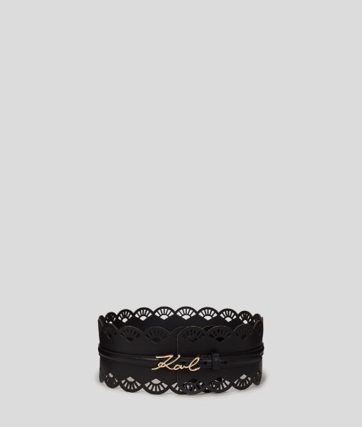 სურათი Karl Lagerfeld - K/SIGNATURE FAN SP WIDE BELT