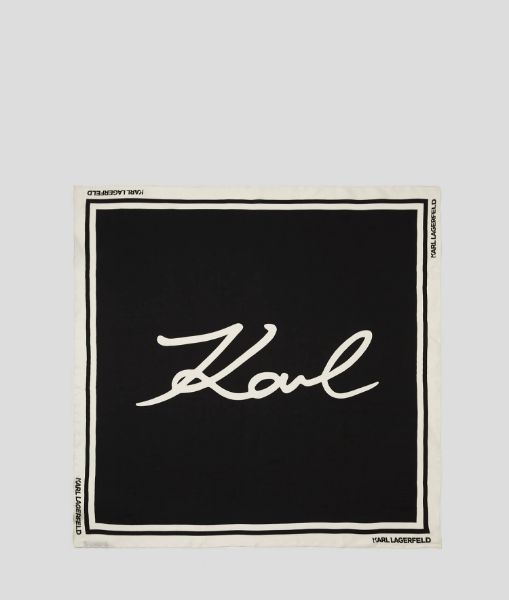 სურათი Karl Lagerfeld - K/SIGNATURE SILK SCARF