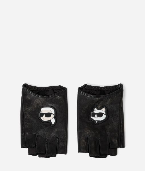 სურათი Karl Lagerfeld - K/IKONIK 2.0 FINGERLESS GLOVE