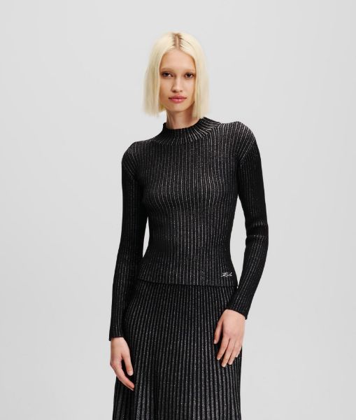 სურათი Karl Lagerfeld - LUREX KNIT TOP