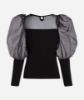 სურათი Karl Lagerfeld - PEARL PUFF SLEEVE TOP