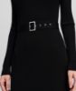 სურათი Karl Lagerfeld - LSLV BUCKLE BELT KNIT DRESS