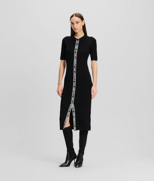 სურათი Karl Lagerfeld - SSLV LOGO KNIT DRESS