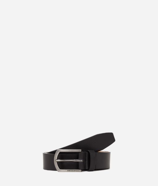 სურათი Karl Lagerfeld - K/ESSENTIAL LEATHER BELT H3.5